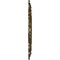 Ekena Millwork Preston Ceiling Medallion (Fits Canopies up to 4"), Hand-Painted Brass, 17 1/2"OD x 4"ID x 1"P CM17PRBRS - alternate 3